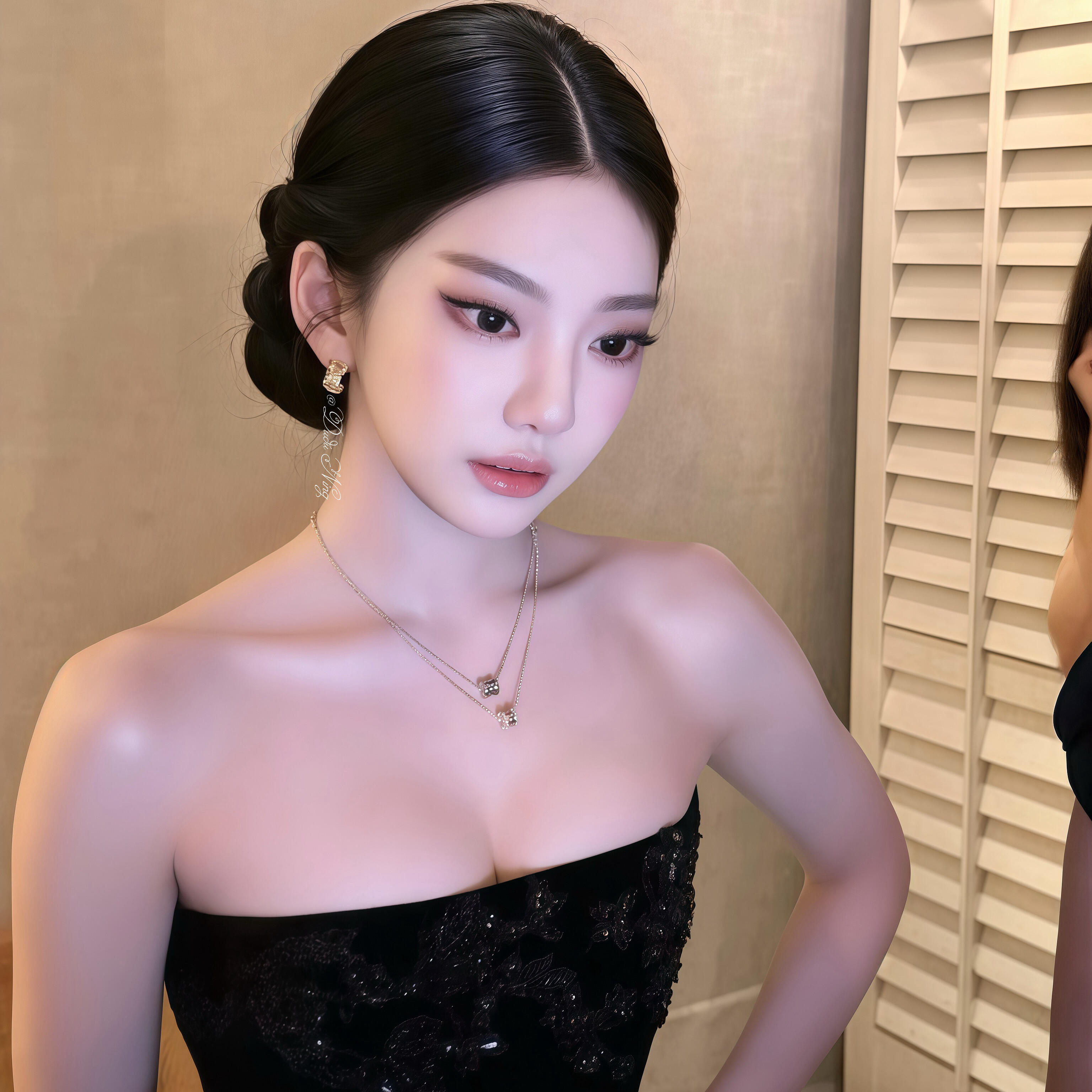 宁儿的这个肩颈简直就是艺术品….📕：嘟嘟 