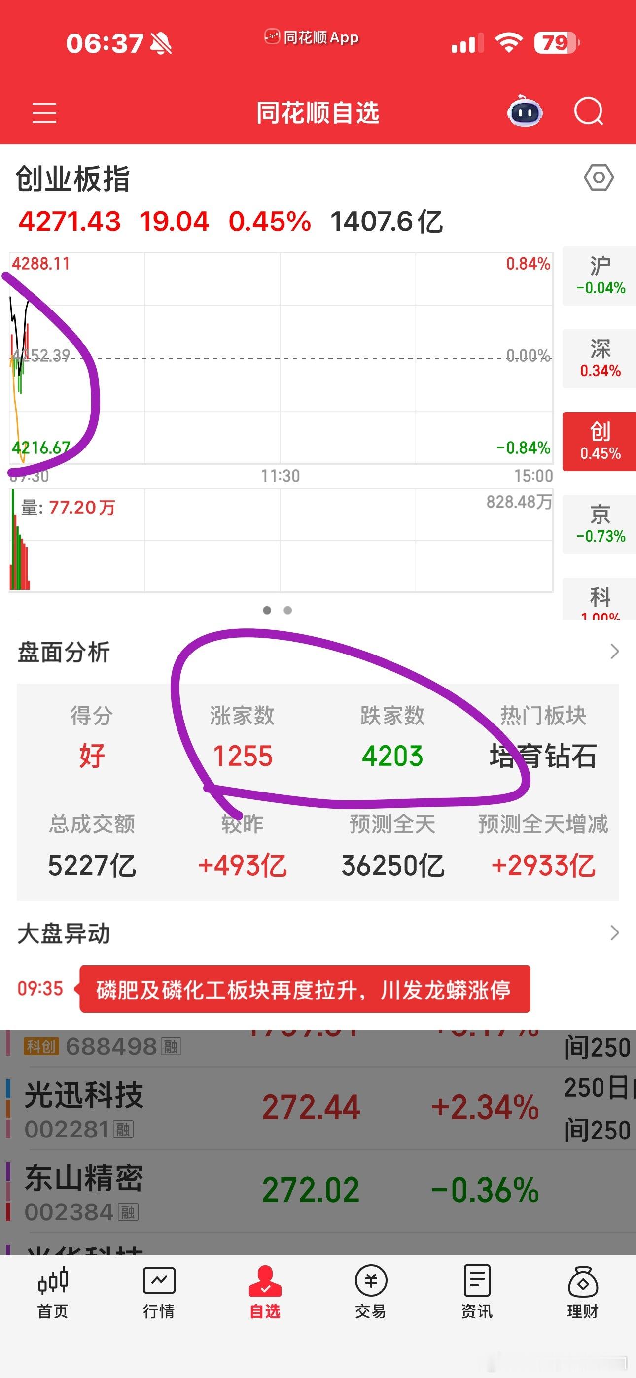 对股市绝对是真爱，不然谁也别想让我6点多就起床的。。。开盘仍然就是大劈叉，硬核科