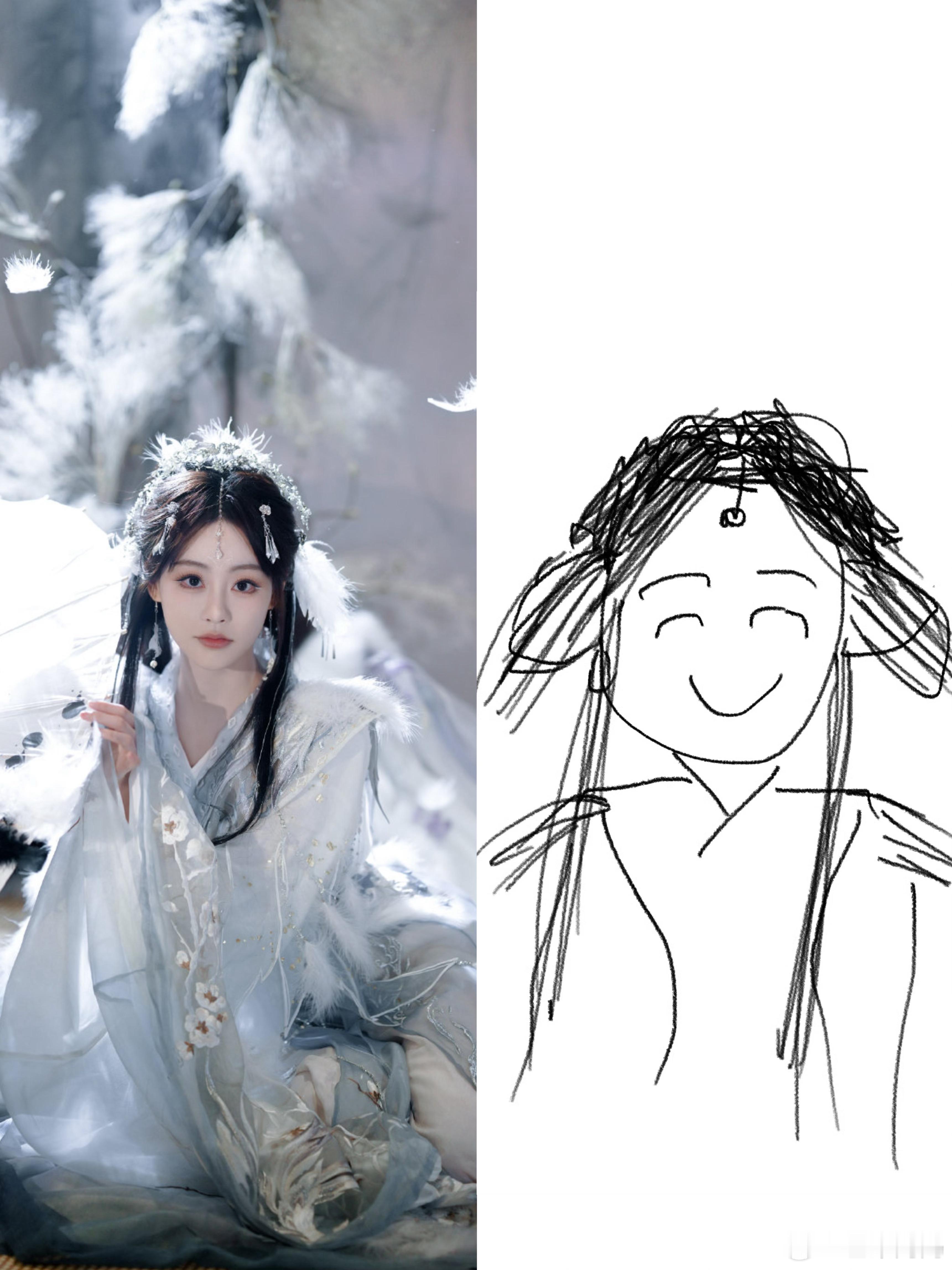 祝绪丹简直是灵魂画手哈哈哈哈哈！！每次都让人眼前一亮又一亮[哈哈]超像的～ 