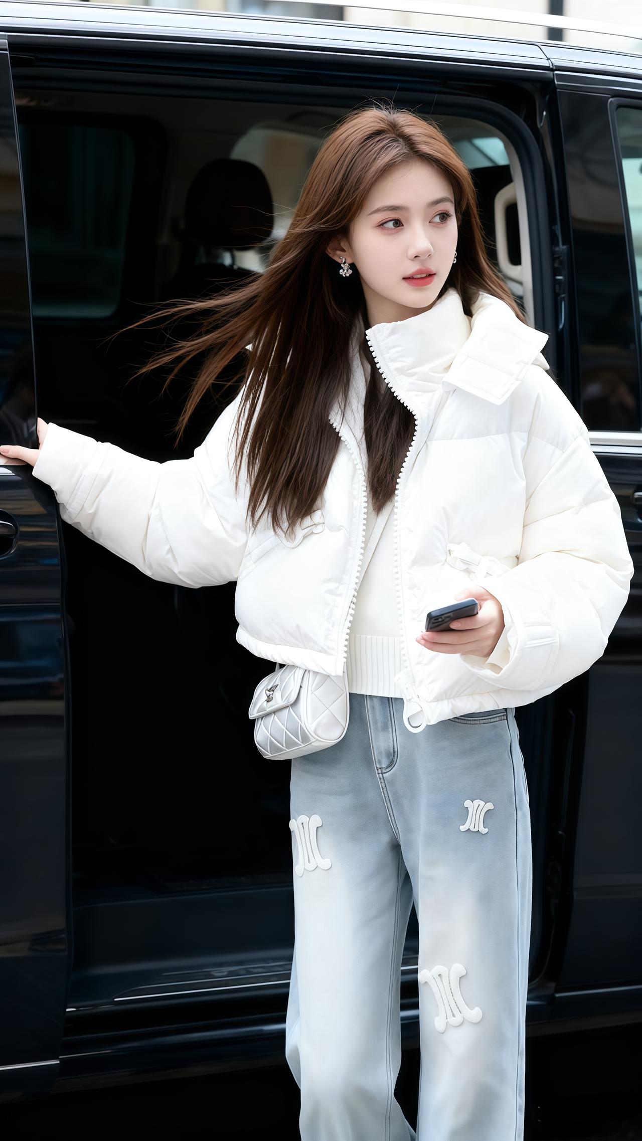 时装爱美穿搭时尚潮流 时髦精look被我轻松拿捏 穿搭短款羽绒服羽绒服