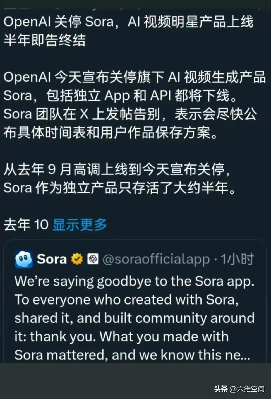 半年前OpenAI刚推出Sora的时候，国内的这帮文科教授都颅内高潮了，吹捧将是