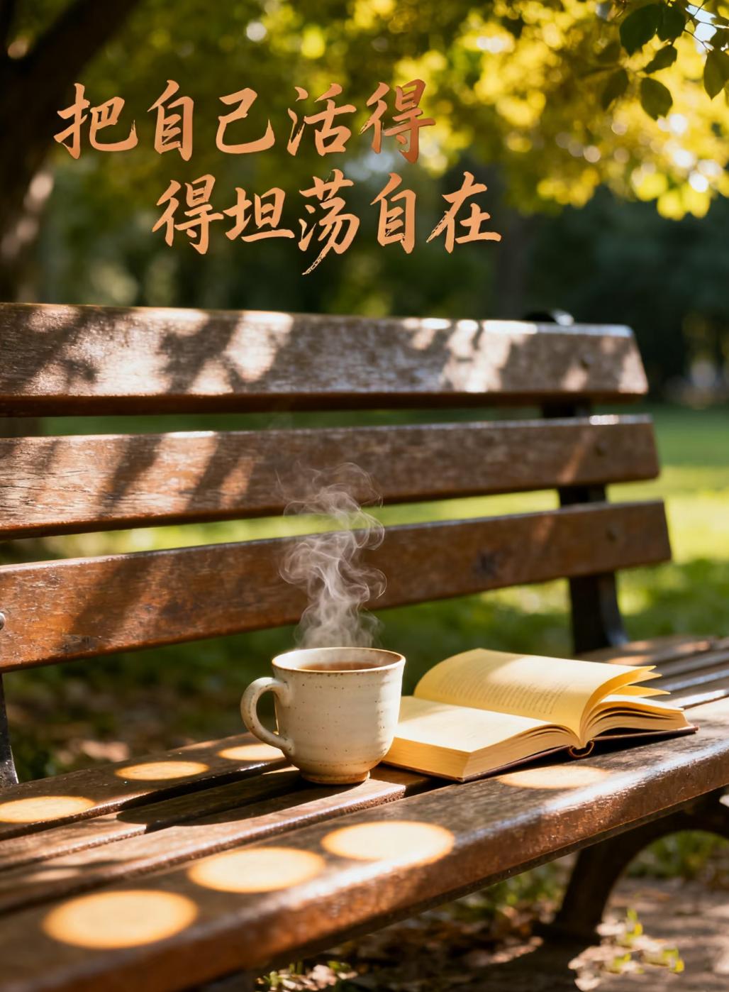 活明白了坦荡自在
人生本就是一边拥有，一边失去；一边选择，一边放弃。不必事事强求