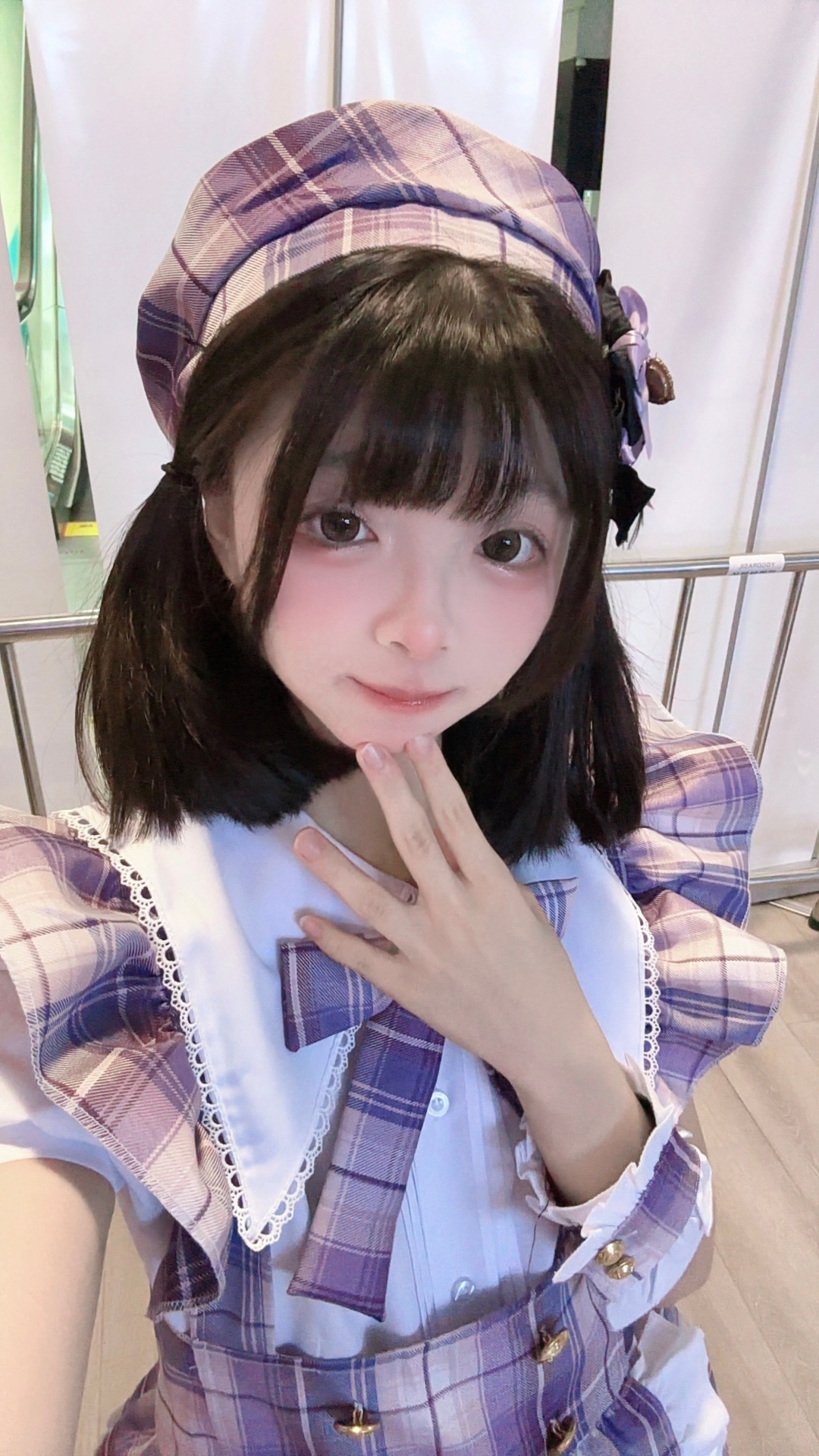说好的紫色很有韵味呢！👿怎么穿了还是被当妹妹！💜🥺眠眠梦