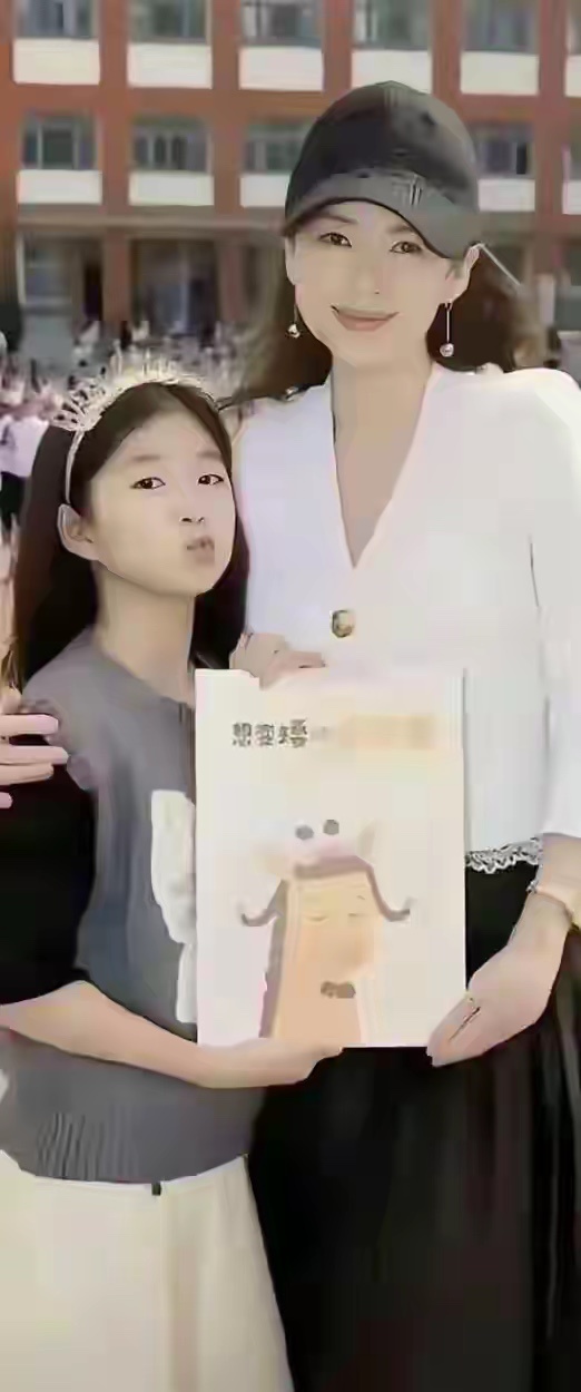校园近照曝光，章子怡女儿醒醒颜值惊艳，完美复刻母亲灵气 