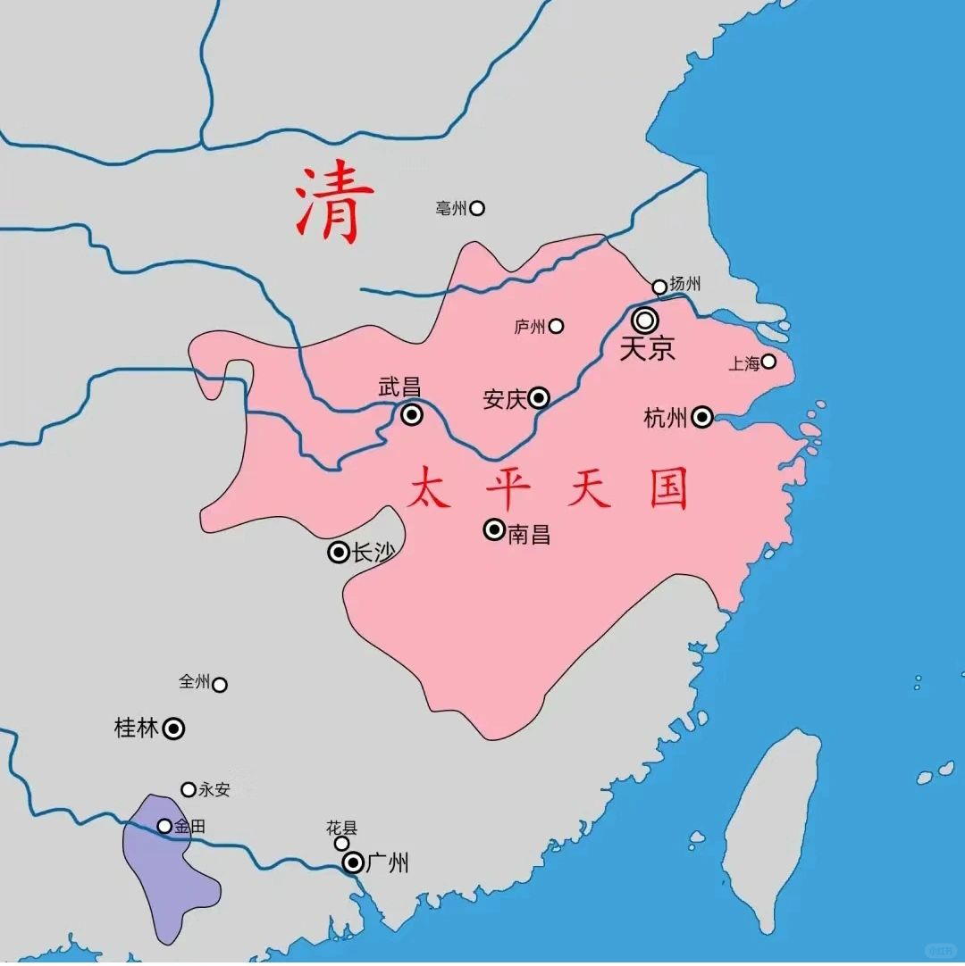太平天国疆域图