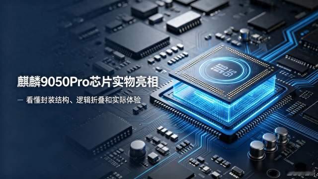 麒麟9050Pro芯片实物亮相