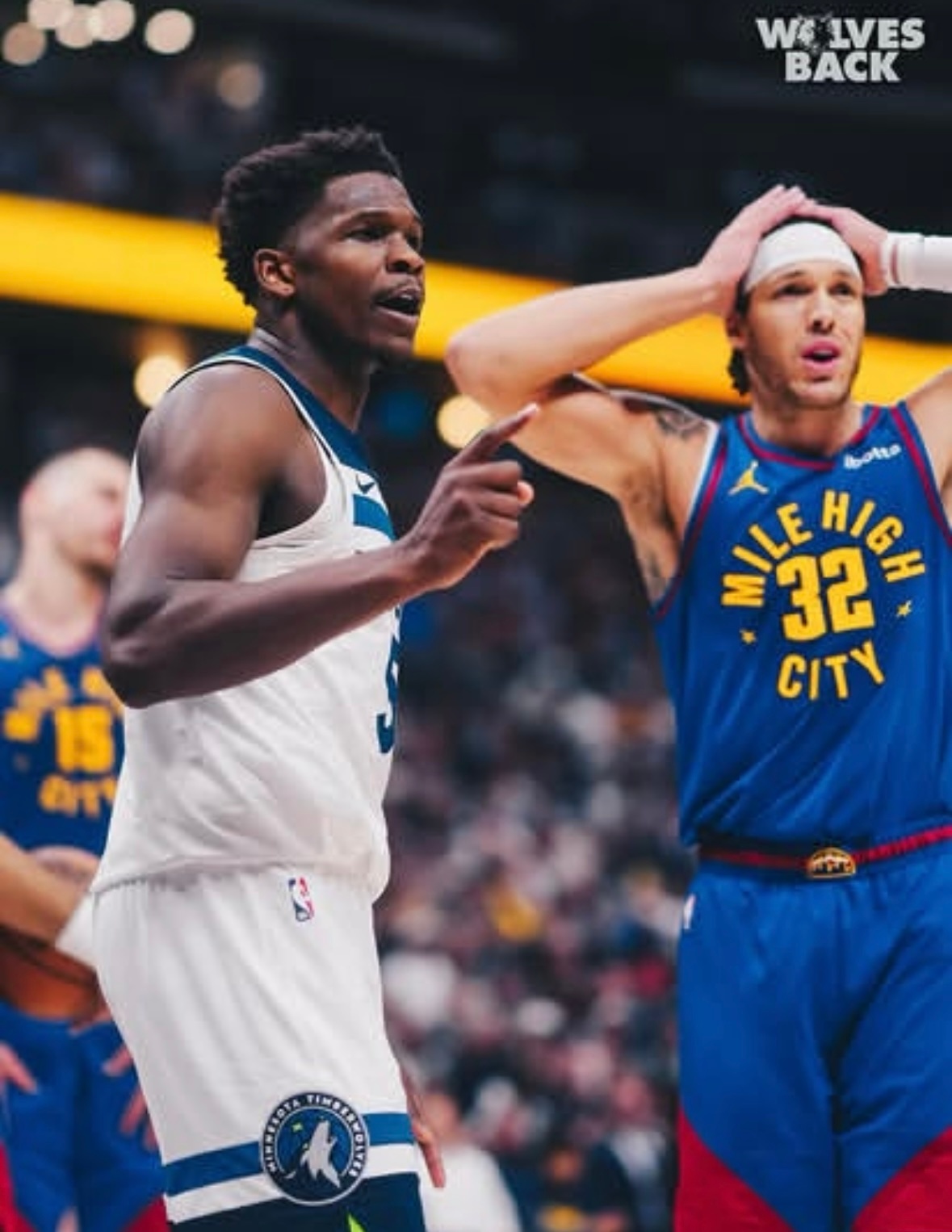 球星有担当！爱德华兹“跑步膝”带伤作战。40分钟30分10板2助攻2盖帽！森林狼