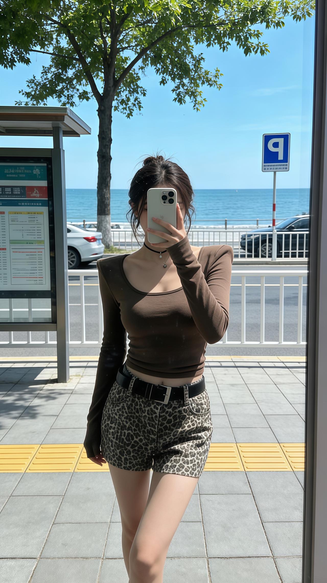 修身打底衫 修身显瘦 洋气减龄