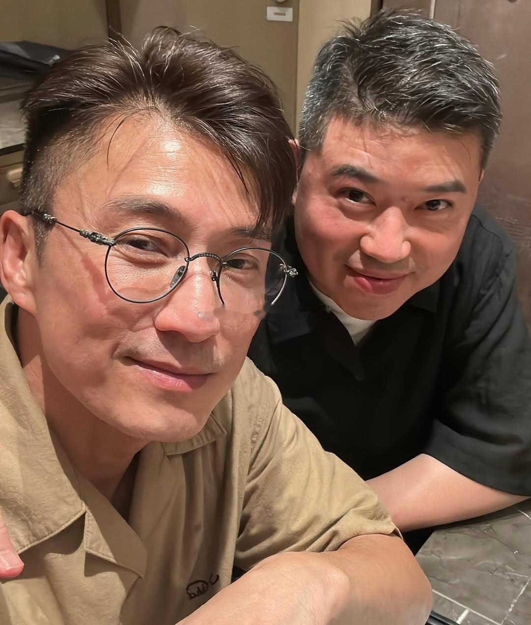 陈山聪和导演叶念琛聚会 ​​​