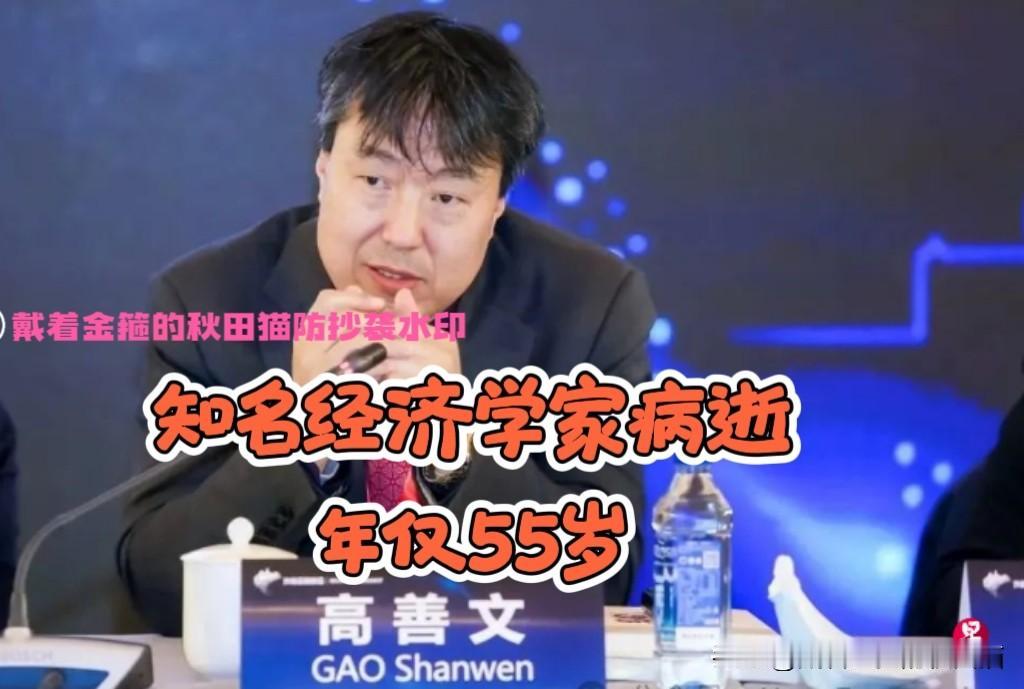 曾戏谑“中年人生无可恋”的经济学家高善文去世，年仅55岁。他的离去告诫我们70后
