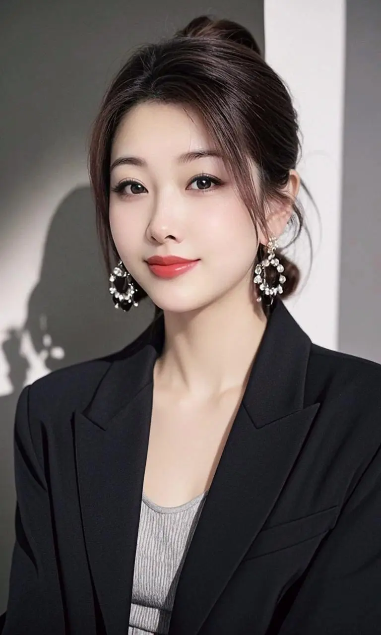 ai气质佳人写真 优雅知性