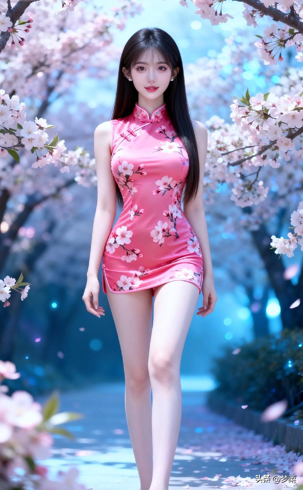 改良旗袍美女户外写真旗袍风景写真 旗袍美人照 江南风旗袍美女