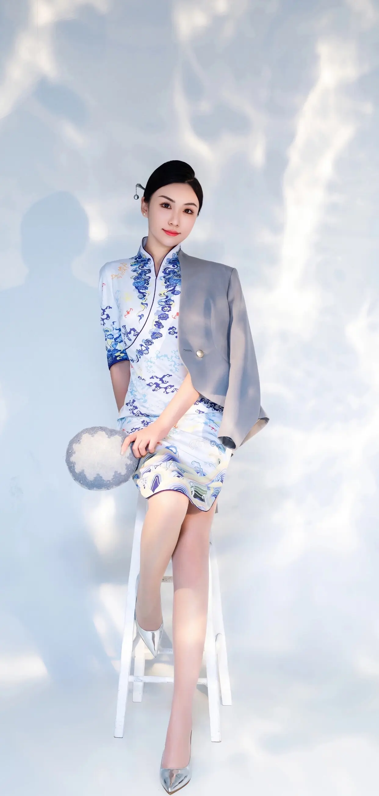 空姐的日常 民航人 空姐 现在我在飞机上 空姐制服