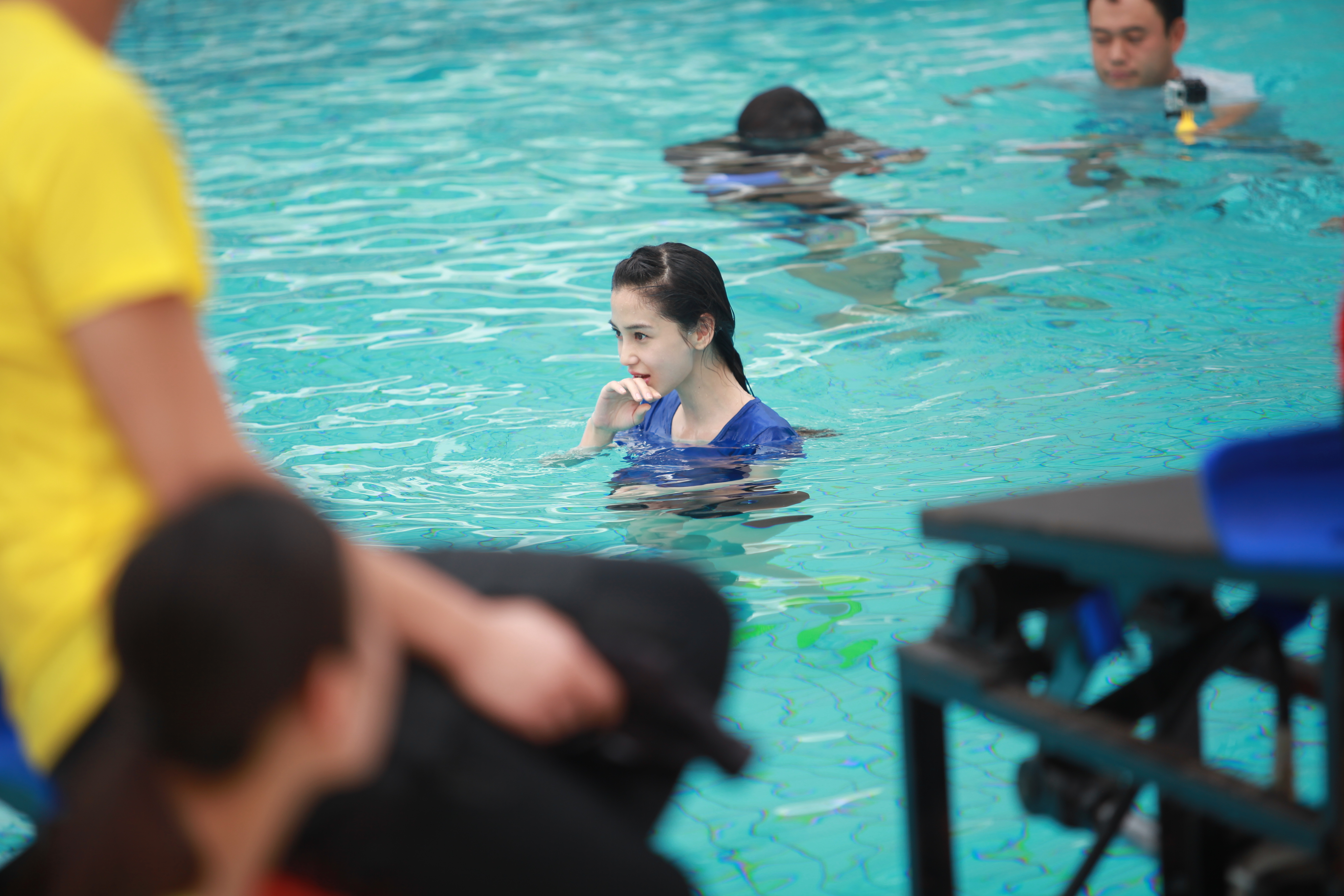 杨颖新造型太美了angelababy  在复制粘贴的时代，你是手写的诗