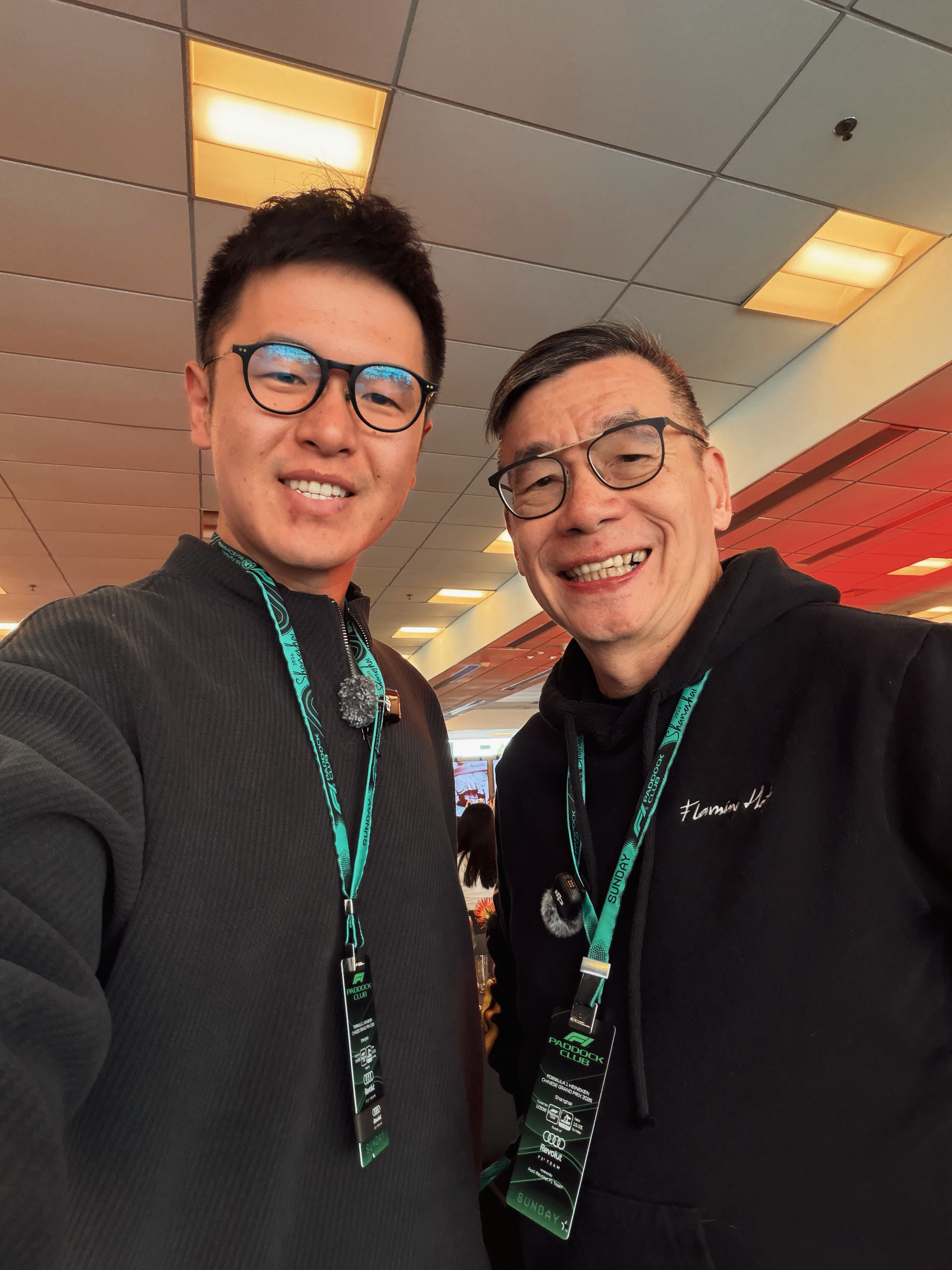 在奥迪休息室遇到了统哥，看过统哥试车节目的伙伴举个手 🙋汽场全开