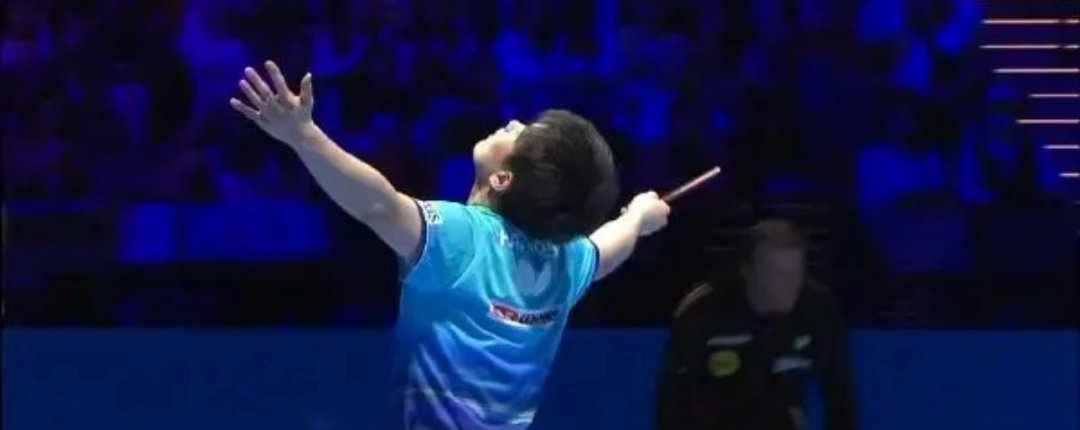 张本智和鏖战七局4-3逆转邱党，晋级澳门乒乓球世界杯八强张本智和体育明星 4月2