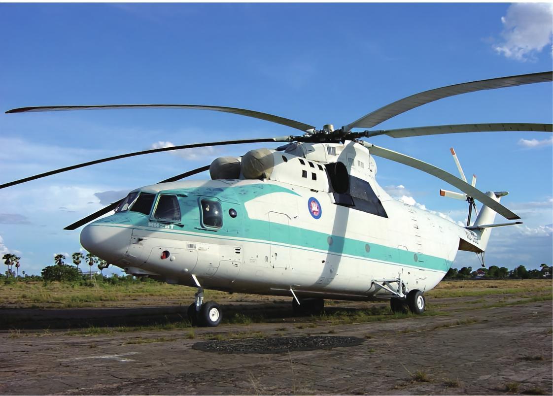 每天认识一件兵器 米-26“光环”运输直升机［苏］机长：40.025米主旋翼直径