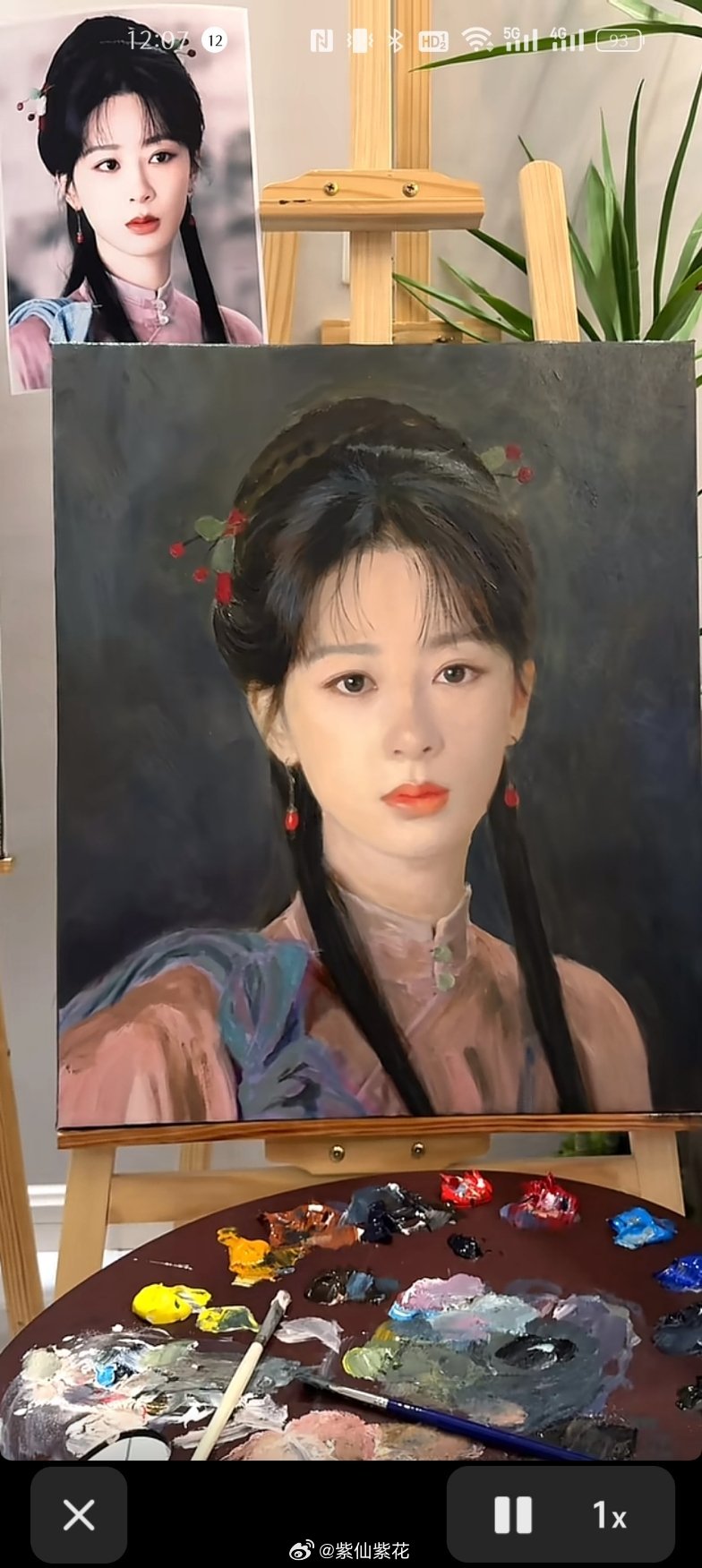 这位老师画的李祯重回李墨画的好神韵给这位老师打call