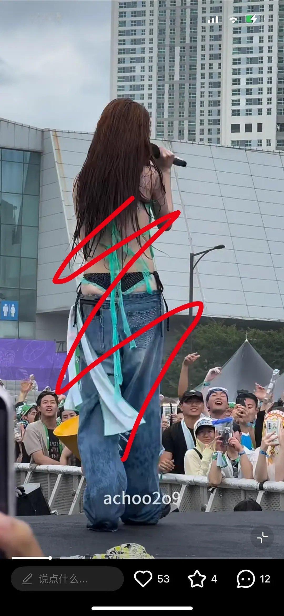 现在韩国女爱豆已经进化到要穿这种衣服了吗，看来限韩令是正确的 