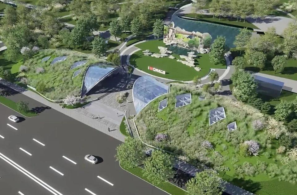 效果图出炉，济南地铁四号线泉城公园站应该是济南最美的地铁站了吧。


我记得济南