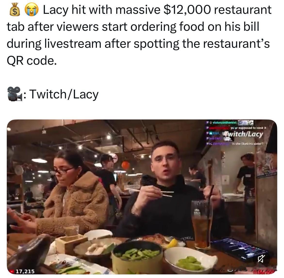 近日，美国知名博主雷斯（Lacy）与网红女友在日本东京旅行直播时，遭遇了一场荒诞
