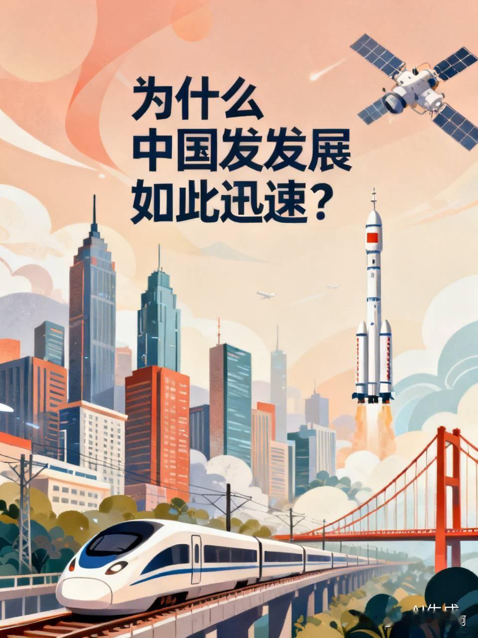 中国发展迅速，说“都是被逼的发奋图强自力更生”还真有道理。近代中国积贫积弱，受尽