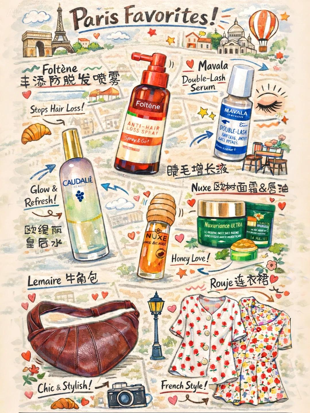 巴黎🇫🇷｜宝藏小众好物✨（购物清单🧾）