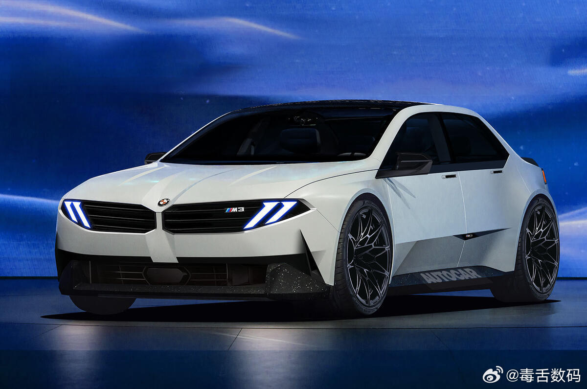 宝马要出纯电动M3了，四电机，800V架构