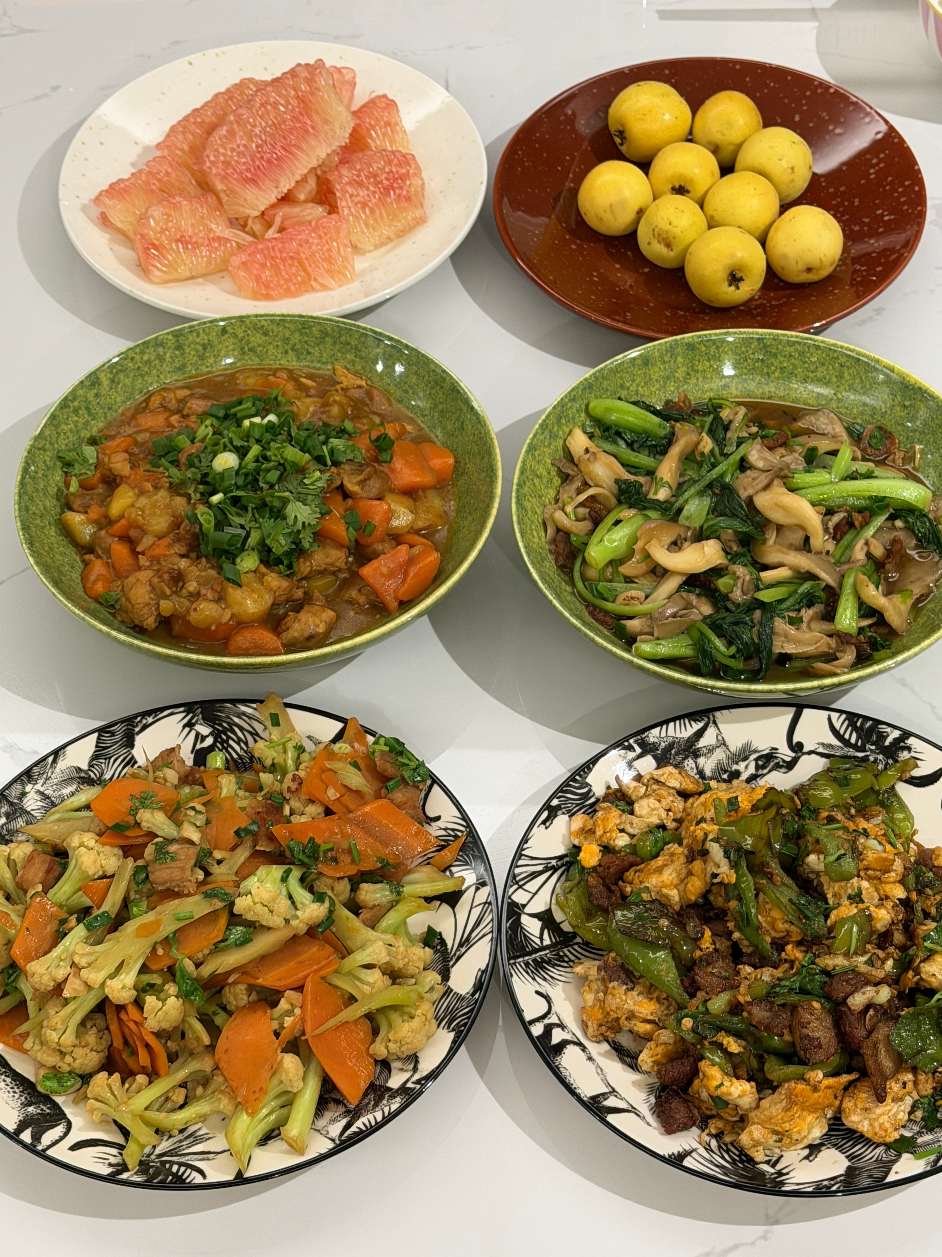 还是在家做的饭菜香 能吃两碗饭 ​​​
