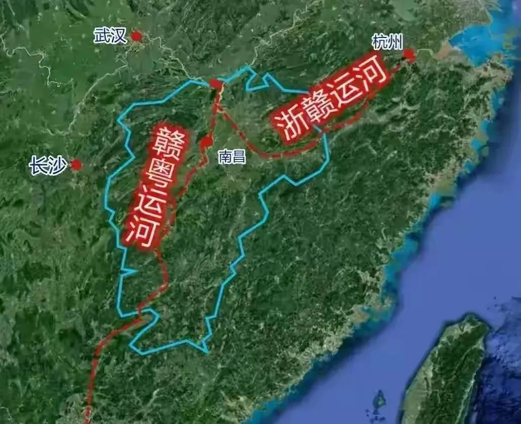 江西的好运终于来了，天价大运河助力江西告别“环江西经济圈”的尴尬。

史上最贵的