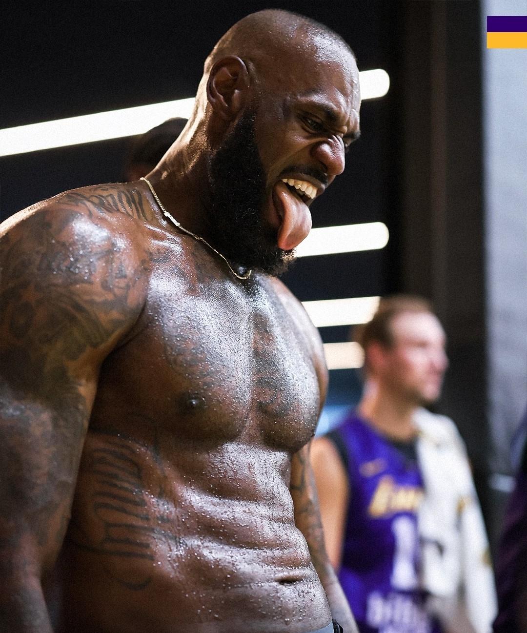 这可不是好消息……41岁詹姆斯带病出征季后赛，湖人伤病满营！

⚠️ NBA季后