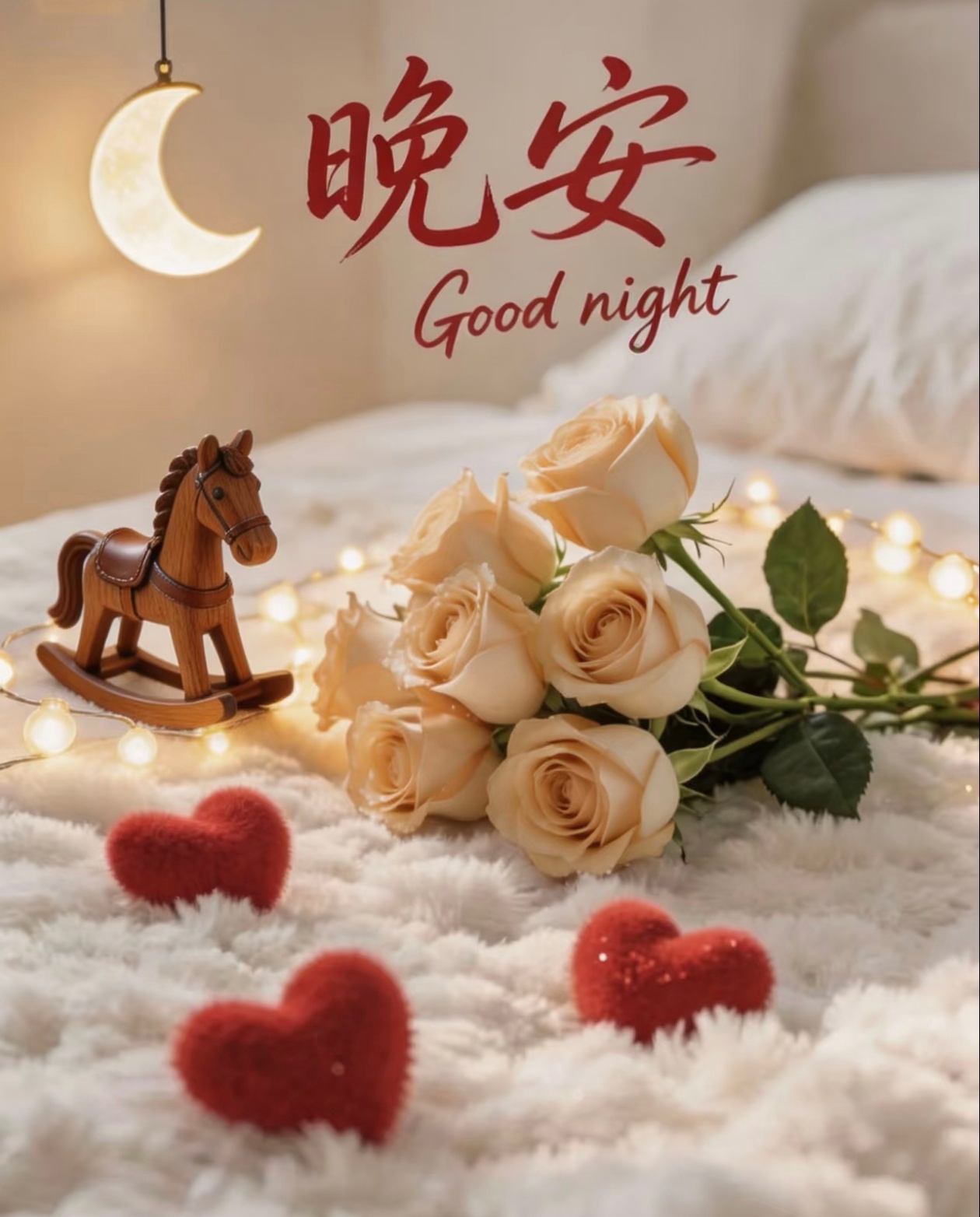 晚安 用心生活，保持热爱，总会有很多瞬间告诉你，生活温柔且浪漫。晚安啦~ 