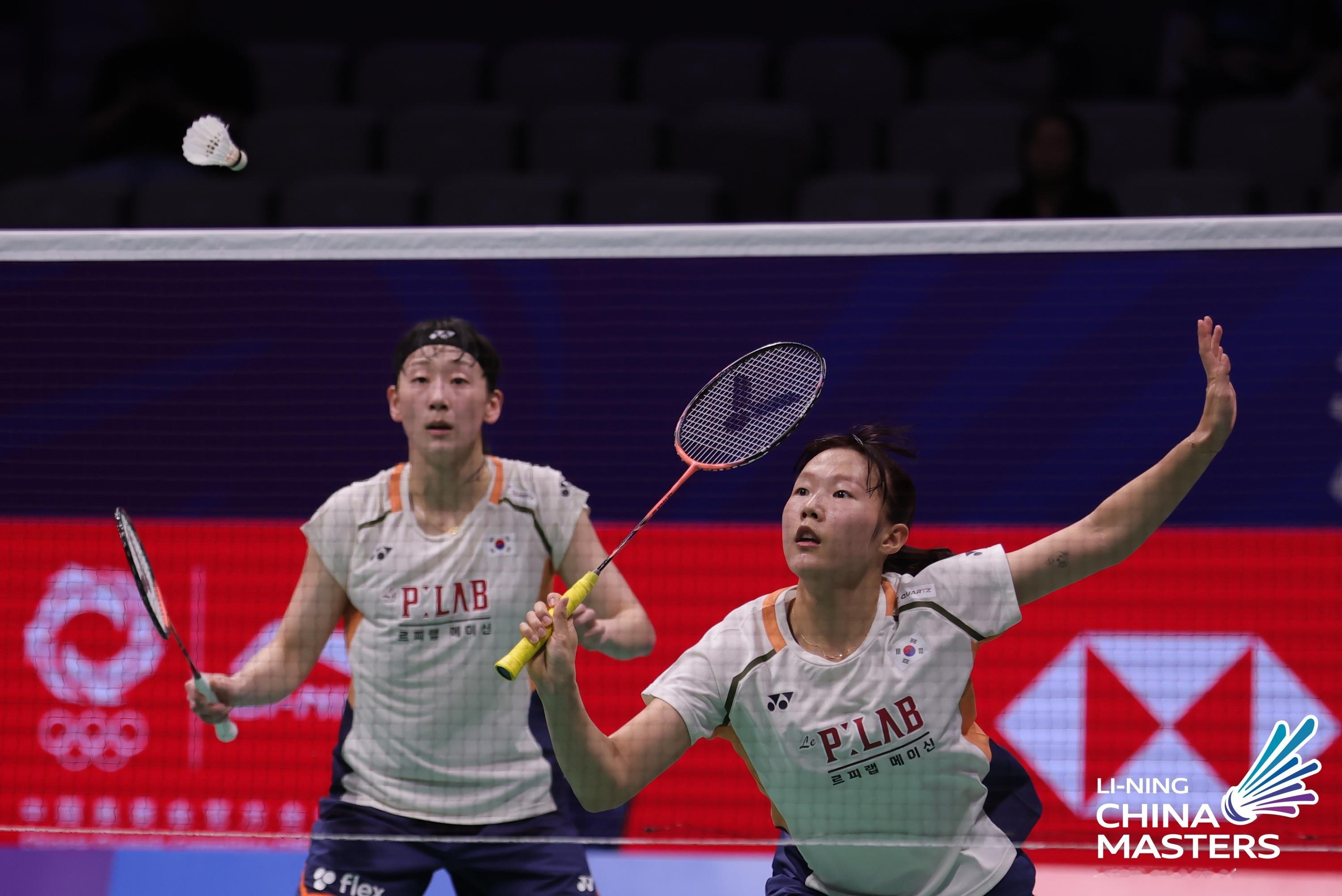 白荷娜/李昭希🇰🇷 21-13、21-13 🇲🇾王馨渝/陈韦妏下轮：白荷