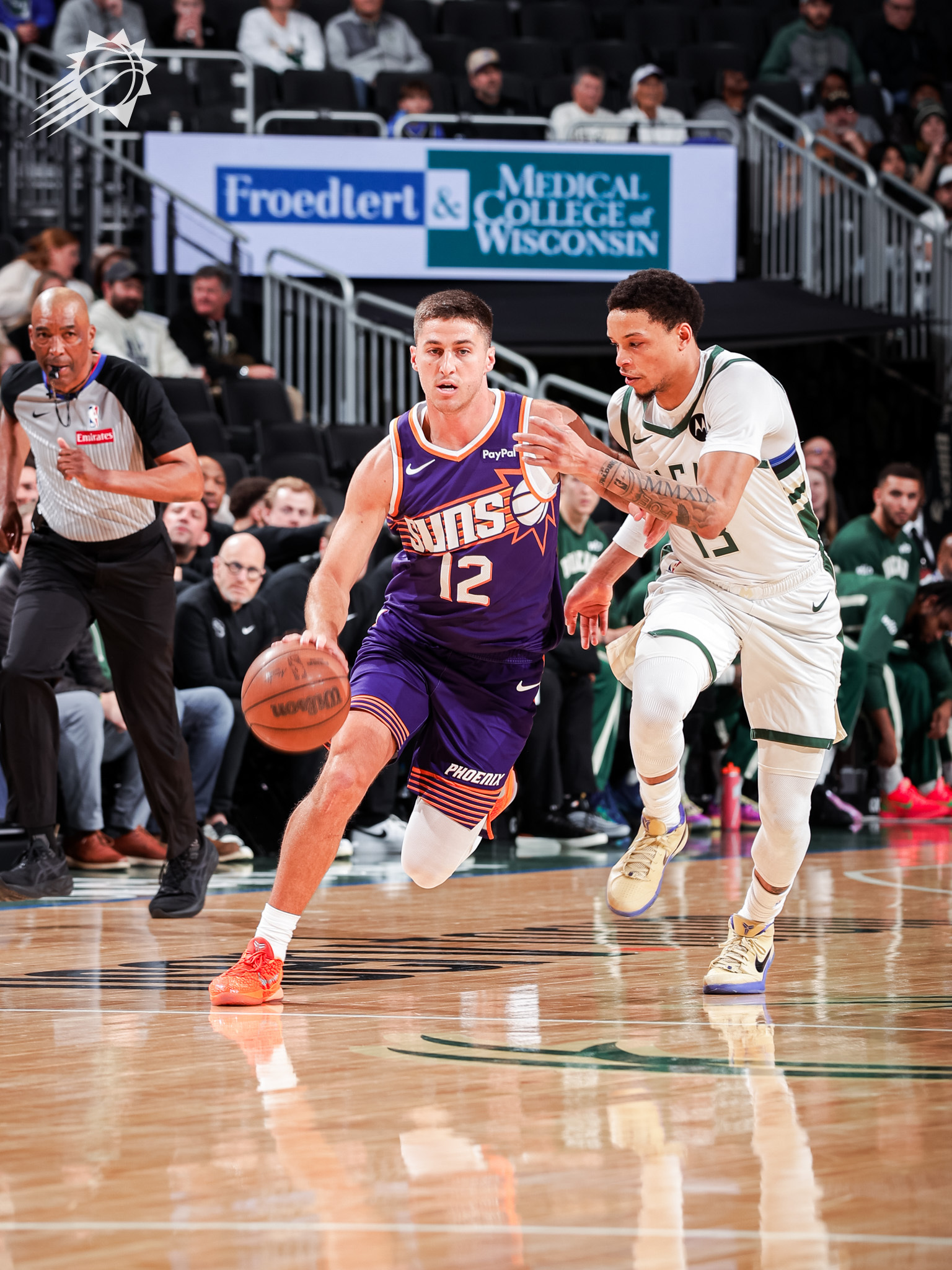 鸡皮第四节连续3分！第四节的鸡皮很准哦菲尼克斯太阳 ｜旭日东升 ｜太阳vs雄鹿