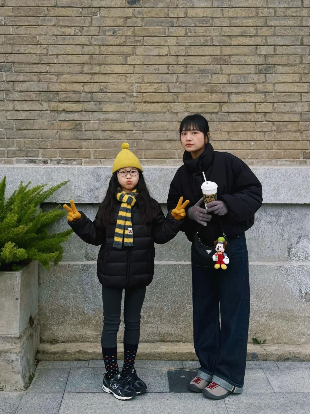 姐妹穿搭 💛🖤