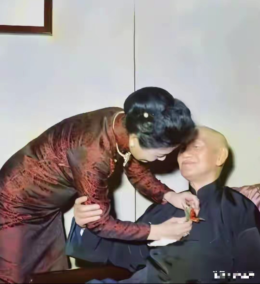 1973年，蒋介石85岁的生日，此时蒋介石已进入生命的最后阶段 