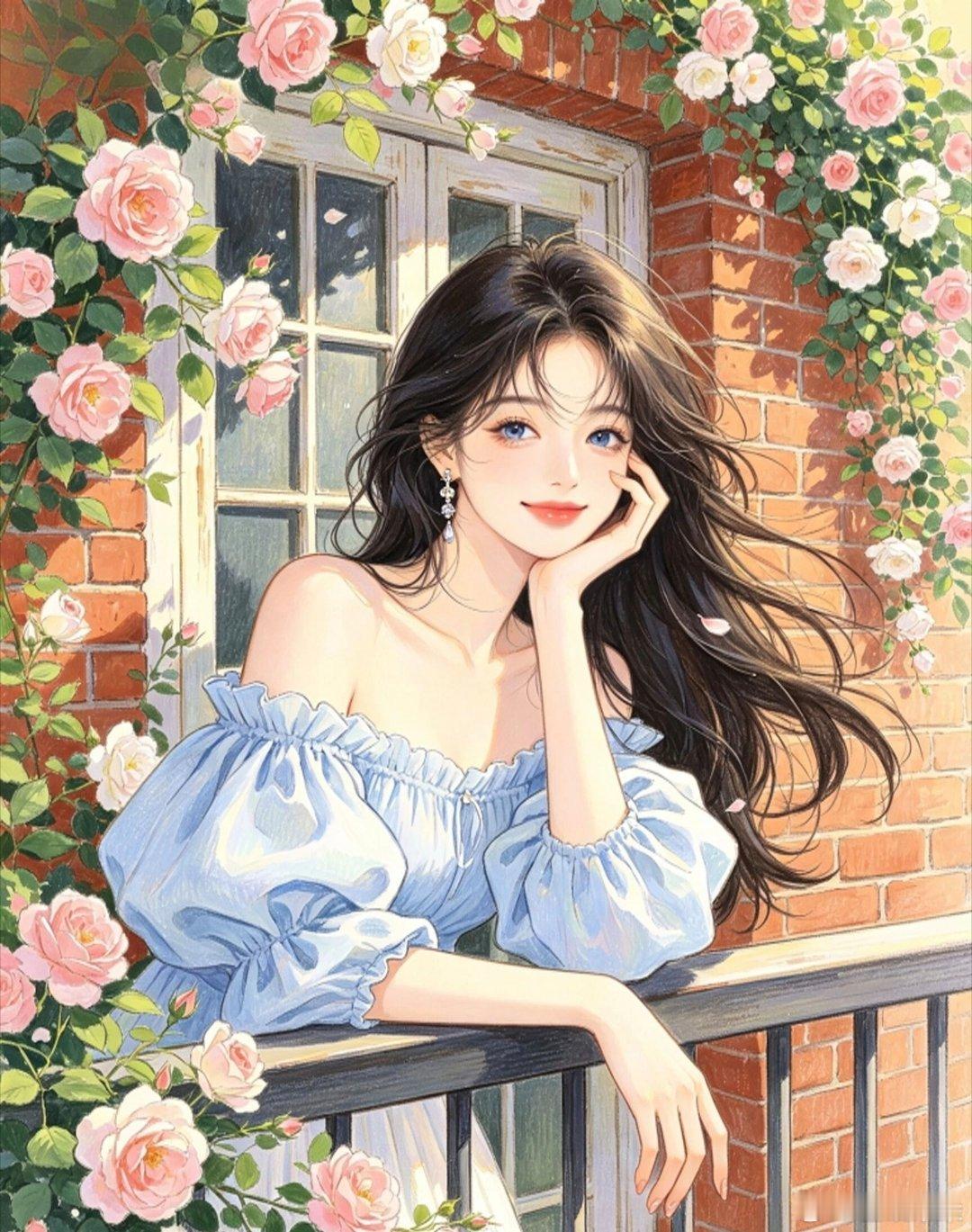秋季温柔精致女孩闺蜜专属头像 