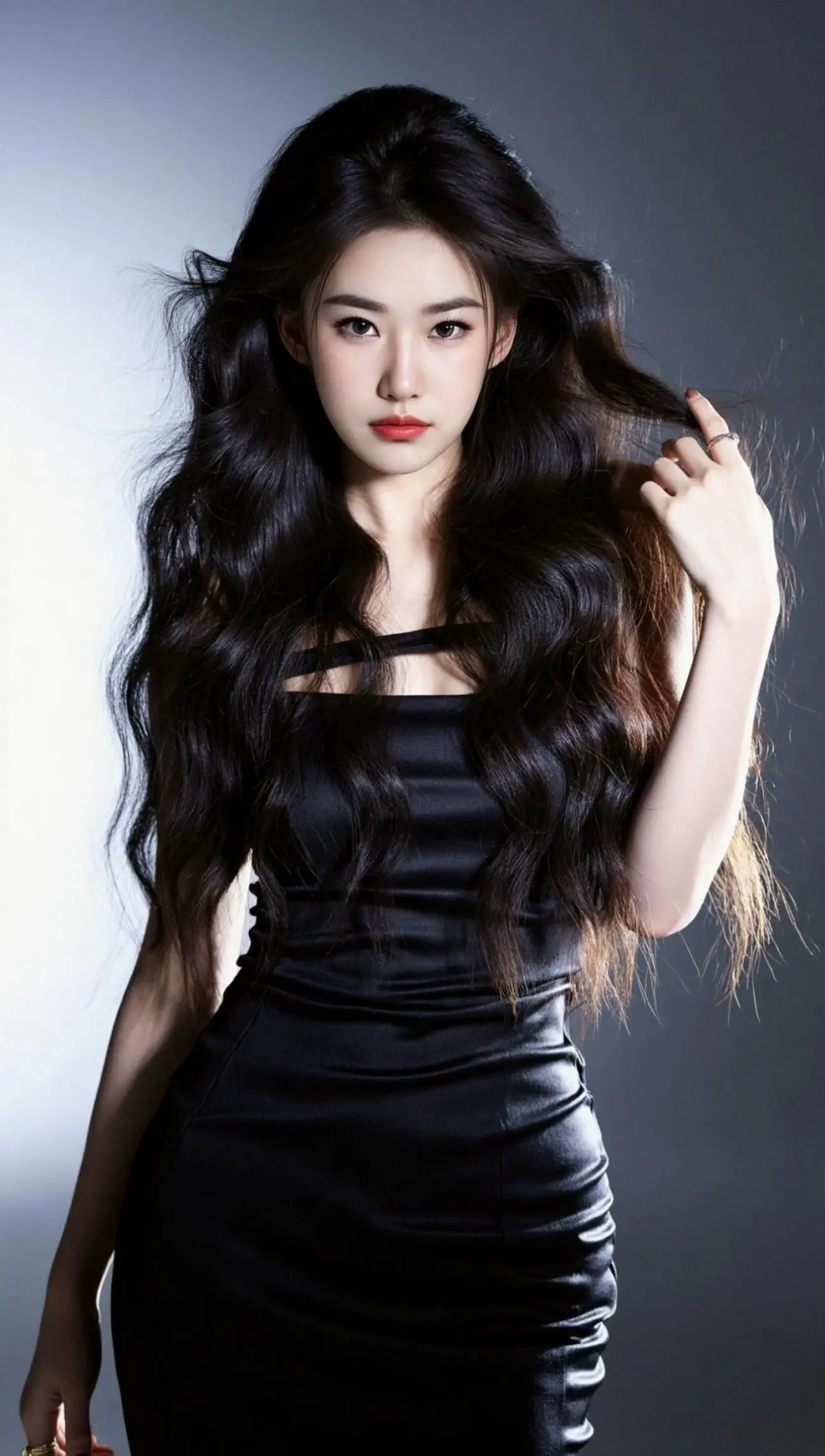 AI长卷发写真 ai创作