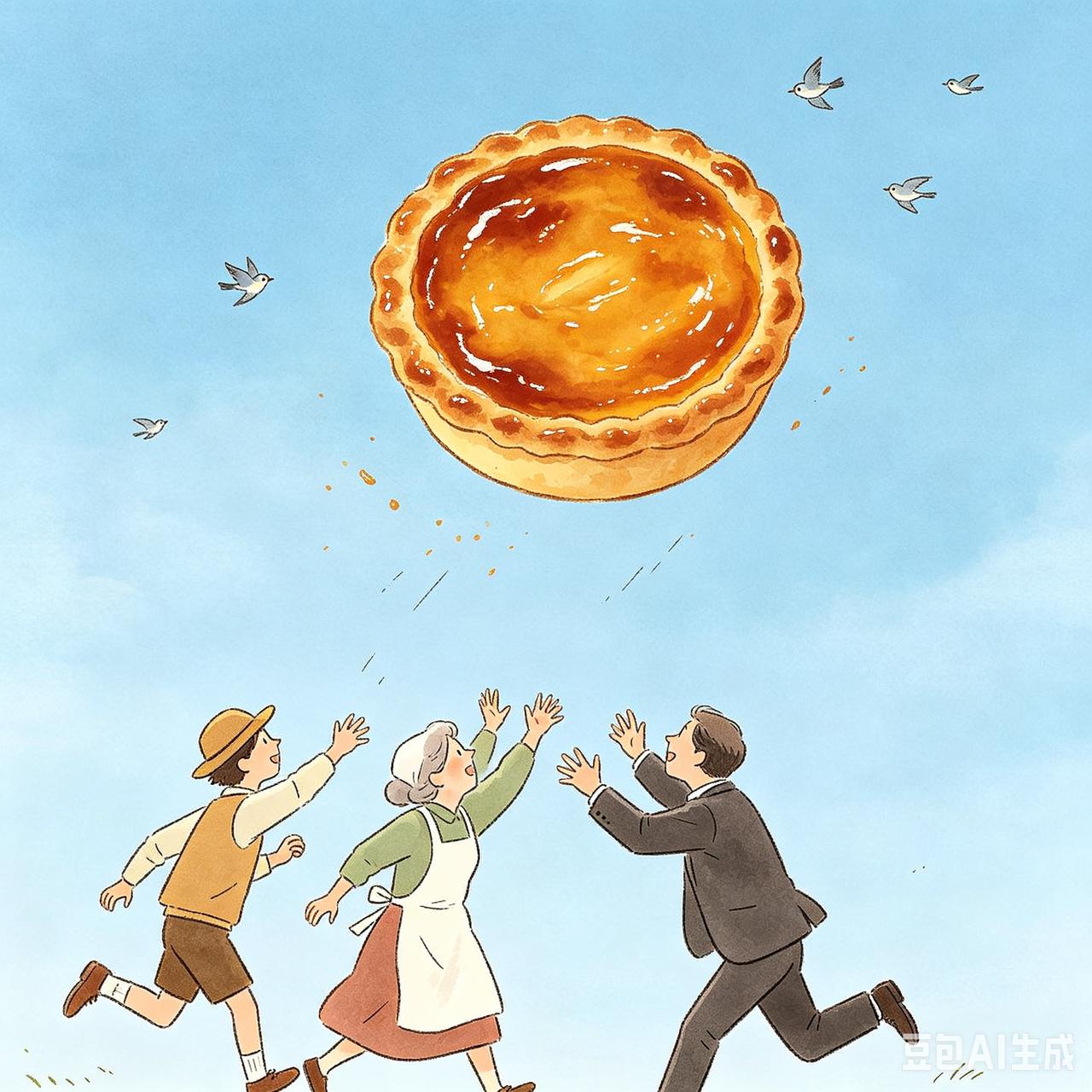 人世间，天上不会掉馅饼是常识。
可有的人偏不信，想去接那个天上的馅饼，结果没接着