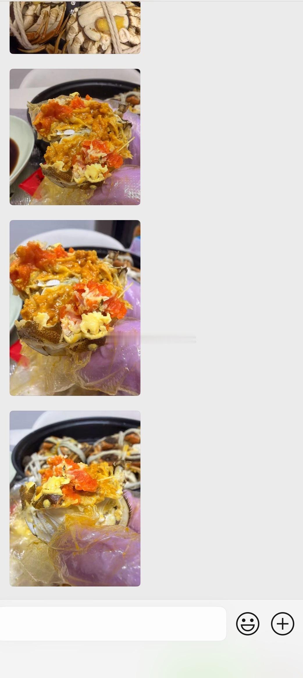 新鲜出炉的母蟹反馈，爽哦[偷笑] ​​​