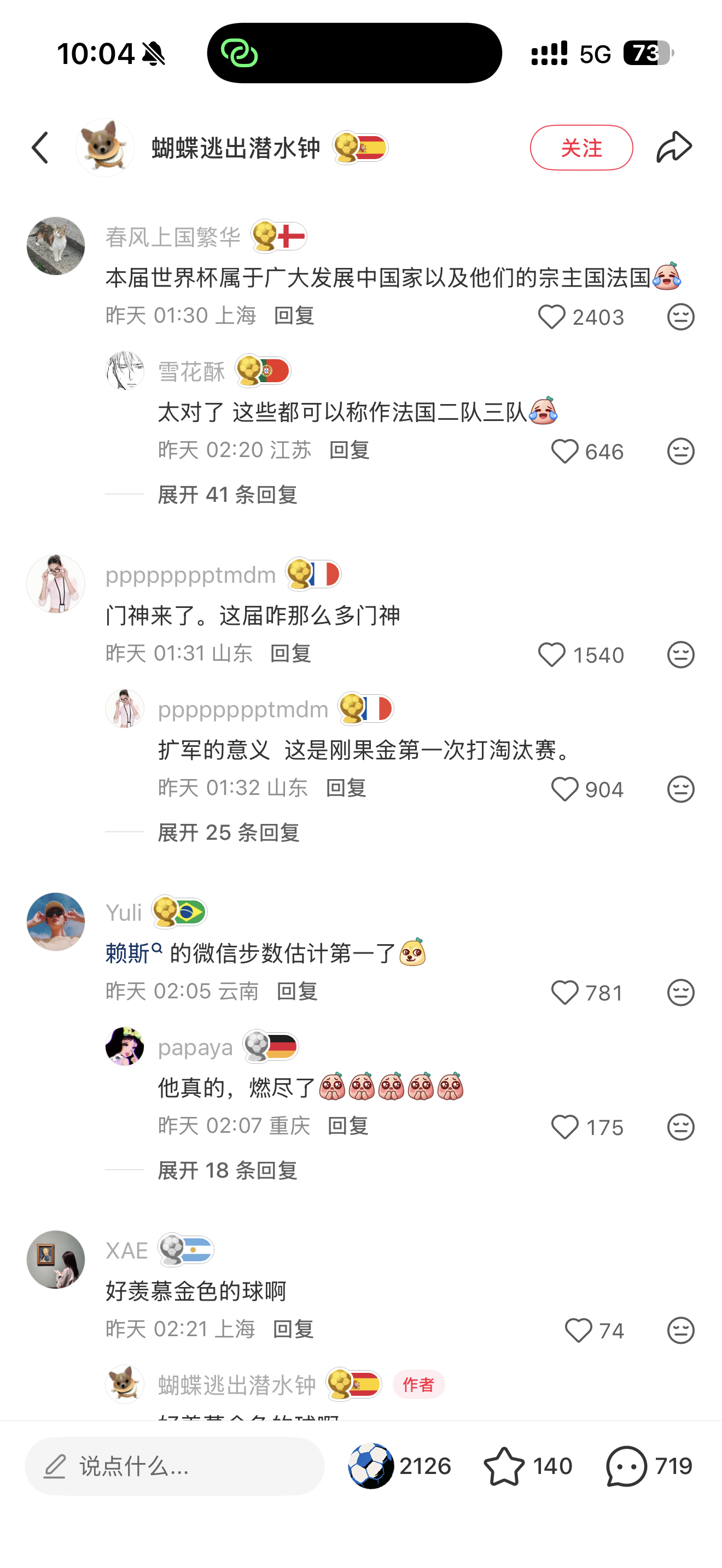 “本届世界杯属于广大发展中国家以及他们的宗主国法国”哈哈哈哈哈哈哈哈哈世界杯非正