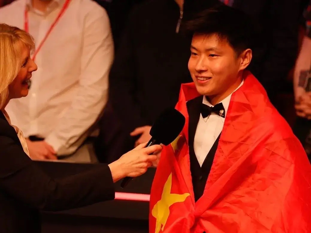 赵心童夺世锦赛冠军，创造历史，祝贺！目前世界排名前16球员中有5位中国选手！他们