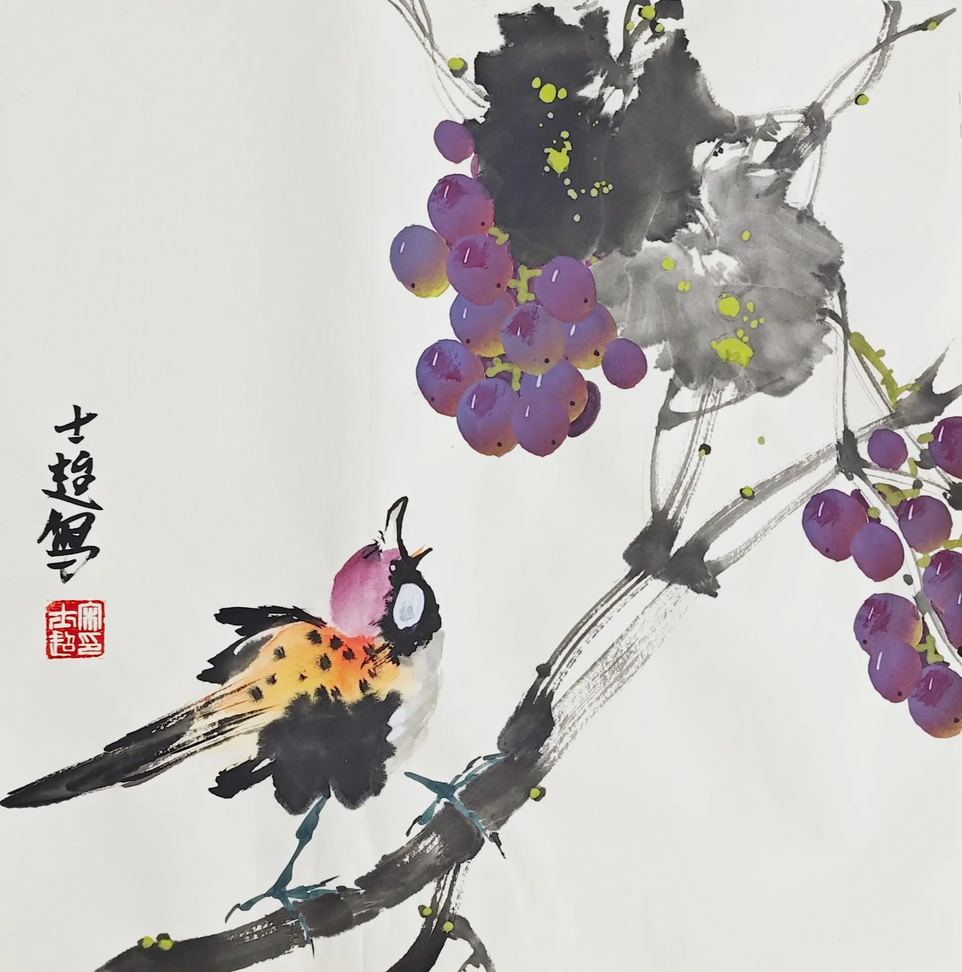 花鸟小品。     国画小品学习