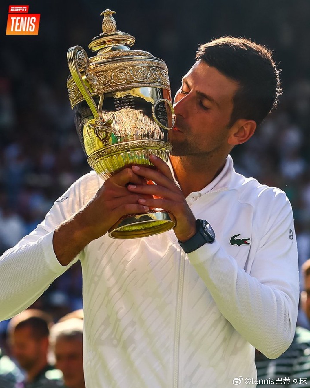 来自espn tennis ：🇷🇸 德约科维奇若拿下温网冠军，有望打破的纪录