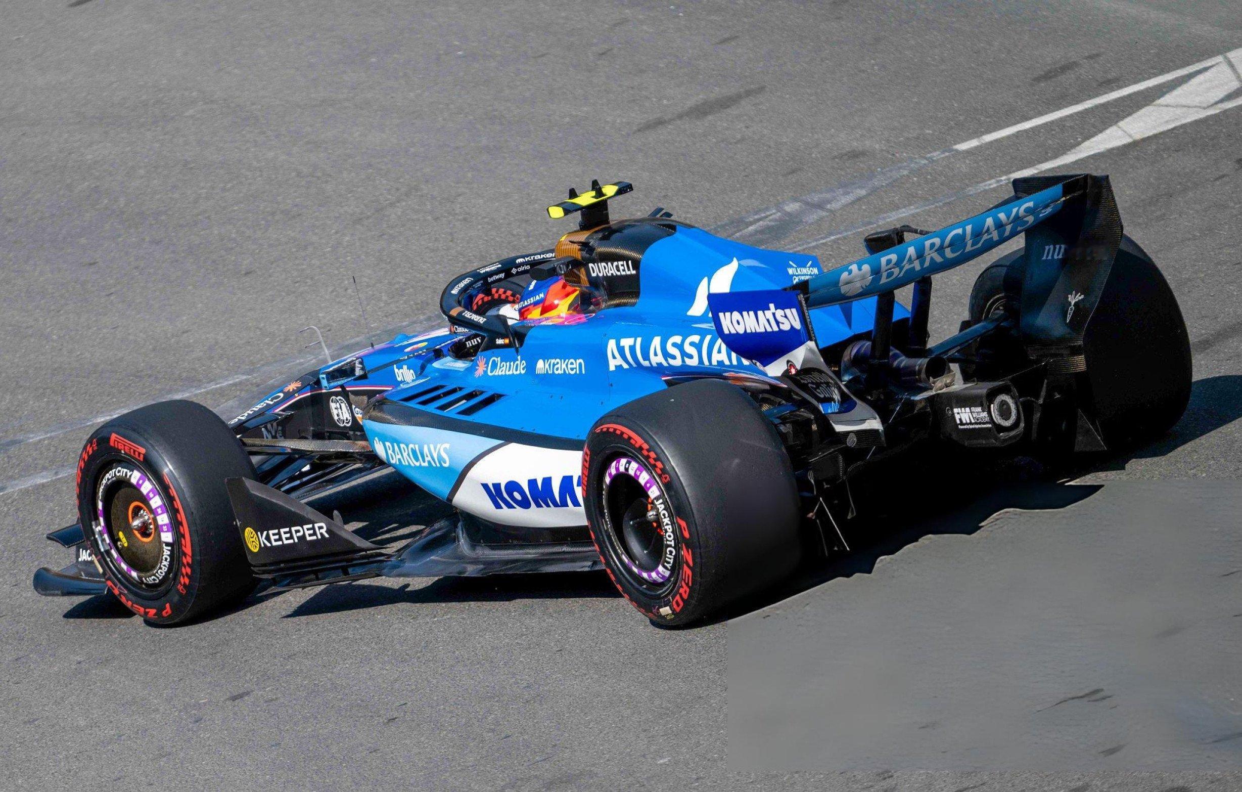 f1 威廉姆斯这波「减重」效果相当明显。据说FW48已经接近最低重量限制，减掉的