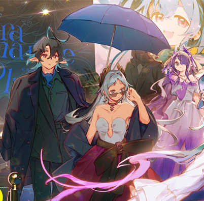 Namie老师 C108 明日方舟 新刊封面&预览 是《水月与深蓝之树》电影化宣