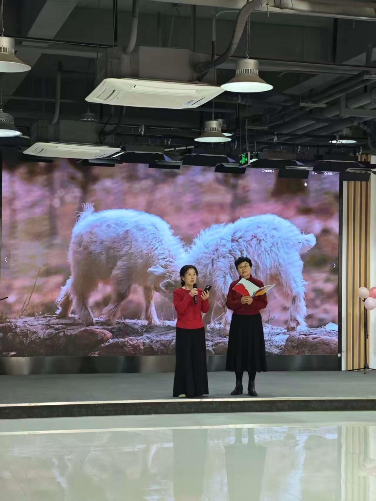 银翔湖健身队的姐妹们年终汇报演出