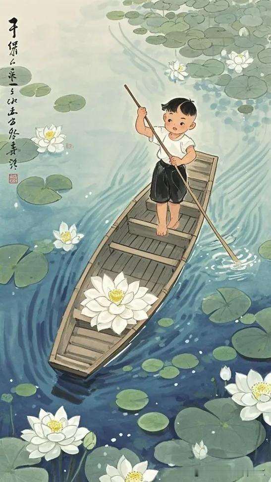 《夏日金陵制幕即事》
——宋.王同祖
荷花池畔竹凉床，
一枕闲消夏日长。
燎过水