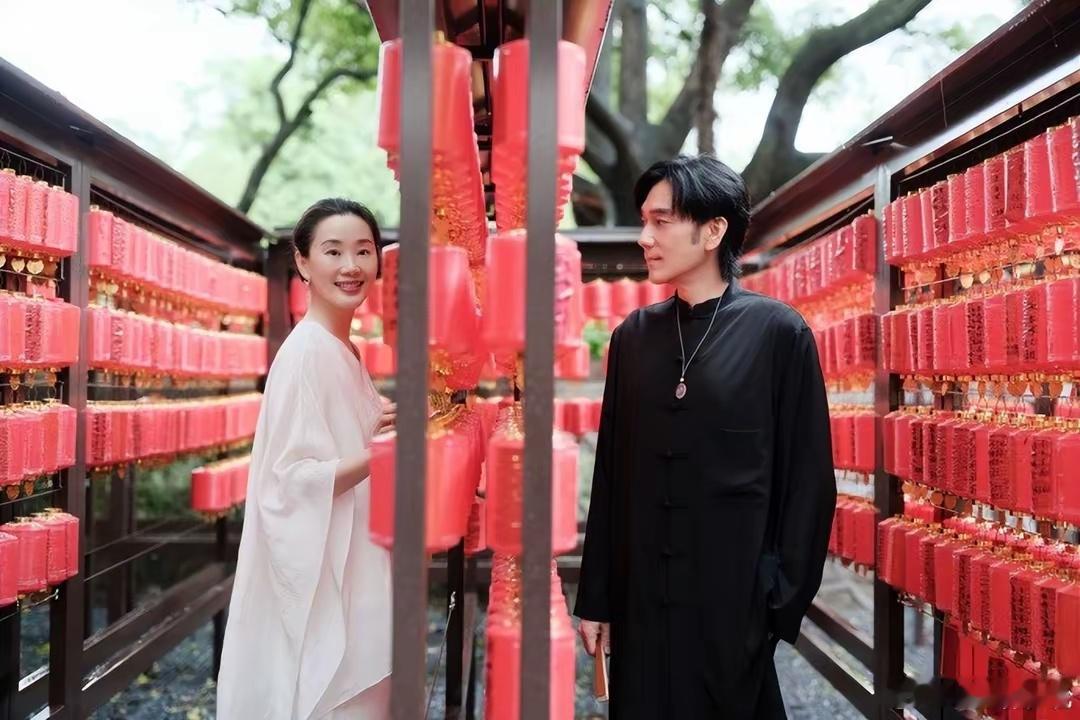 林依轮西华庆结婚30周年，夫妻合拍唯美写真照，同款逆生长惹人羡 ​​​