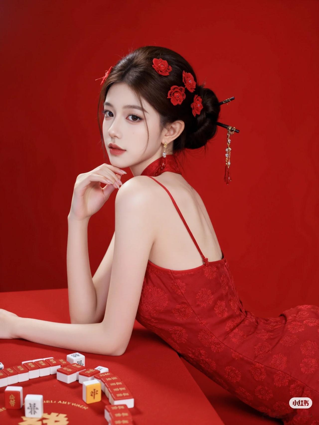 优雅与性感，你会怎么选美女旗袍穿搭写真